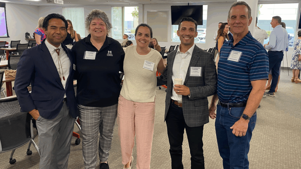 Cheer Home Care team members attending the Alzheimer’s Business Breakfast hosted by the San Diego/Imperial Chapter.
