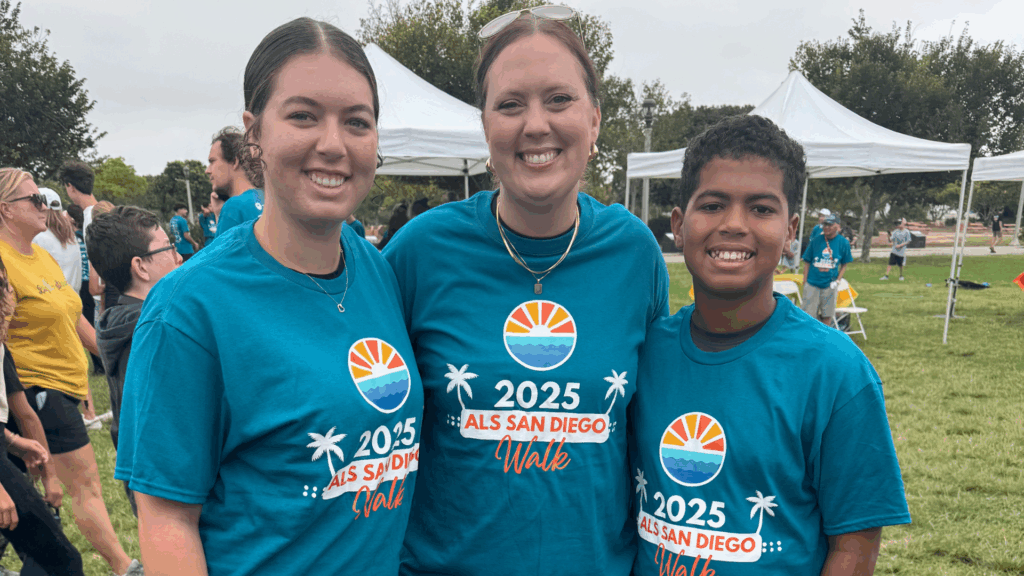 ALS Awareness Walk San Diego – Cheer Home Care team walking together
