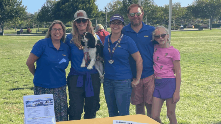 Alzheimer’s Walk 2025 San Diego: Cheer Home Health Care team walking together for awareness